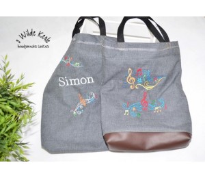 Stickserie - Colorful Music Noten